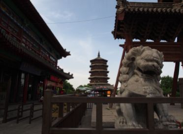 The world's largest wooden pagoda in Datong.