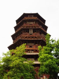 The world's largest wooden pagoda in Datong.